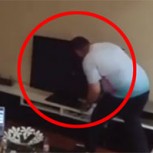 Video: Hincha turco enloquece y destruye la TV por broma de su esposa