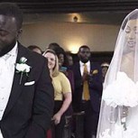 Este novio no podía parar de llorar al ver a su novia en el altar: Conmovedor video
