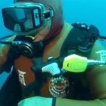 Experimentado buceador japónes mantiene gran amistad con un pez: Bella historia viral