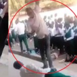 Profesor golpea brutalmente a alumnos en público por faltar a clases: Chocante video