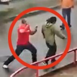 Ex boxeador da enérgica lección a dos ladrones de autos