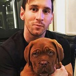 Video familiar de Messi jugando a la pelota con sus hijos y su perro se toma las redes