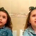 Hermanas protagonizan divertido viral: Estas fueron sus reacciones ante una orden de su mamá