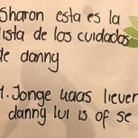 Mujer se fue a vivir con su novio y la suegra le dejó “un instructivo” para los cuidados de su hijo