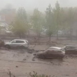 Aluvión en Las Condes: Increíbles videos del angustiante momento