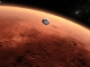 Recreación del Curiosity en Marte - Foto: NASA
