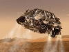Recreación del Curiosity en Marte - Foto: NASA