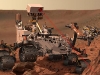 Recreación del Curiosity en Marte - Foto: NASA
