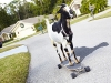 Foto: Guinness World Records  - 35,95 metros recorrió este chivo en un monopatín
