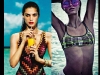 Izquierda: Elisa Sednaoui en Harper\'s Bazaar España, (Foto: Nico). Derecha: Erin Heatherton en Elle Rusia, (Foto: Enrique Badulescu).